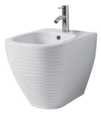Disegno ceramica Loom, напольное биде, 52,5x37,3хh40,5 см, цвет белый глянцевый