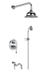 77065 Встроенный смес для душа с 3-функ. (ХРОМ) "GANZER" (5/1шт)