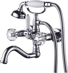 09036 Смеситель двухвентельный для ванны "GANZER