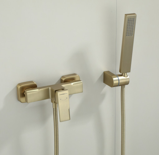 20095-D Смеситель од. для душа (Мат. Золото) HansenPRO (10/1шт)