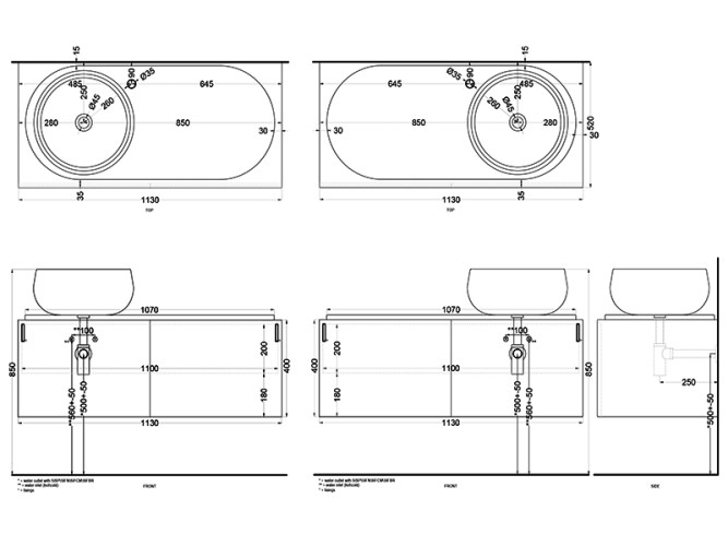 Тумба под раковину CIELO DELFO DECL AV