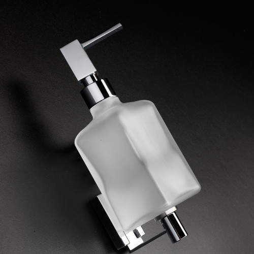 Stil Haus Quid, настенная стеклянная мыльница, цвет хром