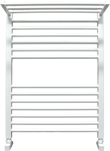 Полотенцесушитель Ника MODERN ЛМ-3 80/50 RAL9016 белый матовый с вентилями (комплект люкс)(-)