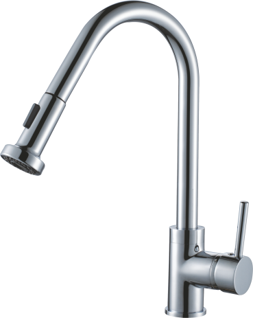 16023 Смеситель для кухни ВЫДВИЖНОЙ "GANZER"