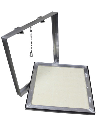 Люк под плитку Люкер Д 60/60 ревизионный, размер дверцы 59,3/59,3