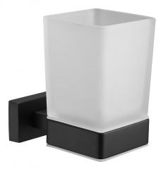 5005-C Стакан нас., стеклянная (ЧЕРНЫЙ) ViEiR  (30/1шт)