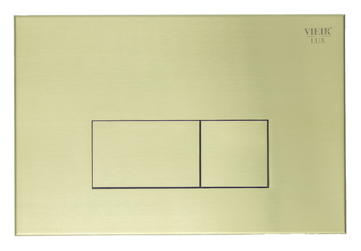 Кнопка МЕТАЛЛ для инсталляции с КВАД клав. (МАТ. ЗОЛОТО)  ViEiR  (50/1шт)