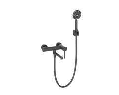 463531-C Смеситель од. для ванны кор. (нерж, ЧЕРНЫЙ) ViEiR (8/1шт)