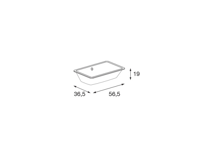 Раковина встраиваемая EURODESIGN MUMBAI MT-LAV56