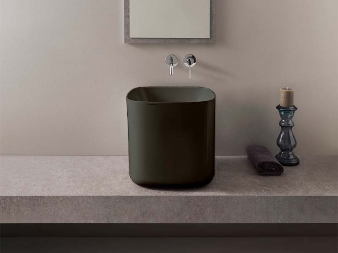 Раковина накладная Scarabeo MOON 5503/37