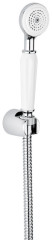 Emmevi, ручной душ 130: лейка, шланг, крепеж, цвет хром