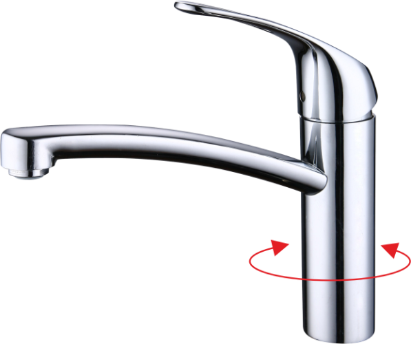 16024 Смеситель однорычажный для кухни "GANZER" (10/1шт)