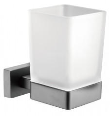 5005-G Стакан нас., стеклянная (ГРАФИТ) ViEiR  (30/1шт)