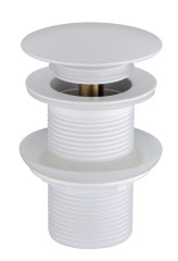 Слив для раковины, автомат(клик-клак) Matt White