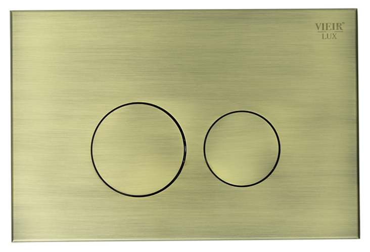 Кнопка МЕТАЛЛ для инсталляции с КРУГ. клав. (БРОНЗА)  ViEiR  (50/1шт)