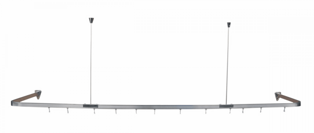 Карниз ГИБКИЙ для ванны (СЕРЫЙ)  (100*100*100см) HANSEN (5/1шт)