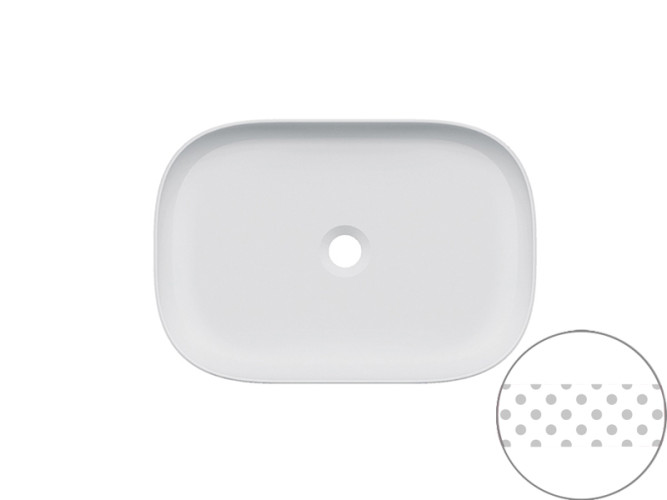 Раковина накладная Scarabeo GLAM 1804/FSNT