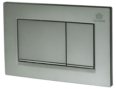 Кнопка для инсталляции СМАРТ,  с КВАД. клав. (ГРАФИТ)  GANZER  (24/1шт)