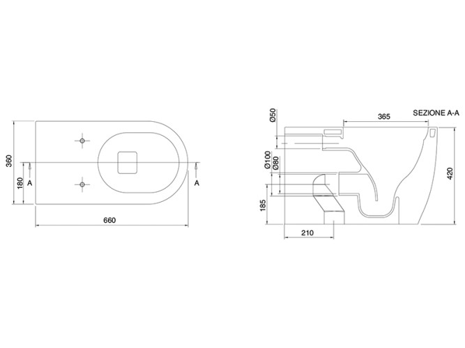 Унитаз моноблочный Scarabeo MOON 5526/CL