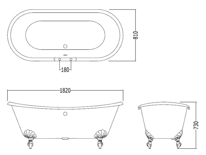 Ванна DEVON & DEVON ADMIRAL 2MRADMIRALCRDD