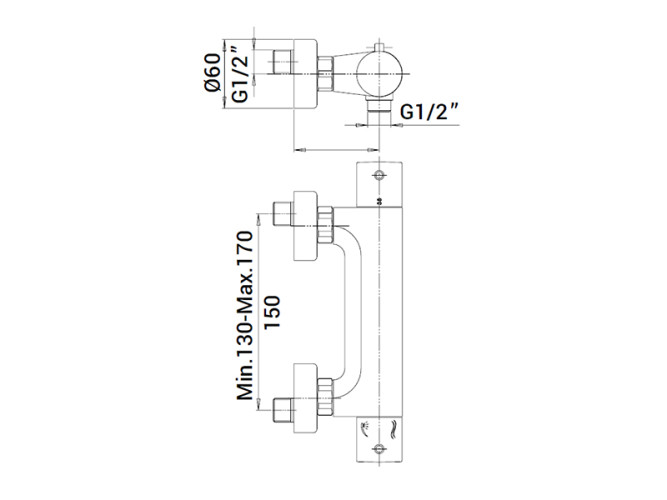 Смеситель для душа MAMOLI PICO XS 30650000Z121