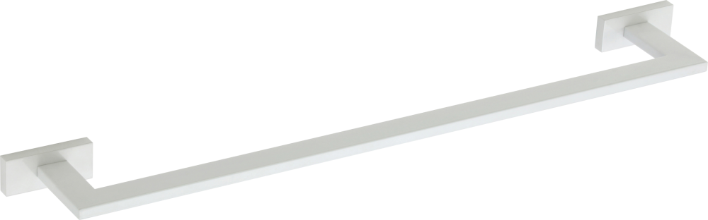 88070-F Держатель для полотенца 55 см. (БЕЛЫЙ) GANZER (20/1шт)