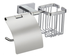 88031L Б/держатель+осв. левый (ХРОМ) GANZER (10/1шт)