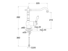 Смеситель для кухни CRISTINA KITCHEN KA56951