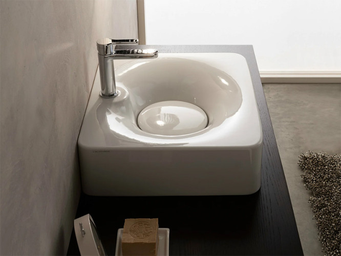 Раковина накладная/ подвесная Scarabeo FUJI 6003