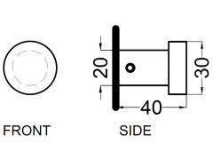 Крючок CIELO ACCESSORIES ACGA2 CM