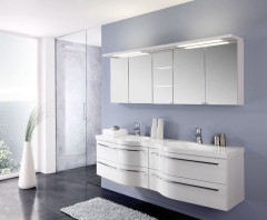 Комплект мебели Puris Swing с раковиной из минерального литья, 1800 мм, цвет дуб трюфель