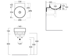 Раковина подвесная SIMAS PO.MO PO 05