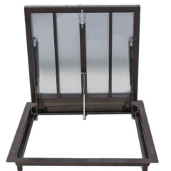 Люк напольный стальной Event ЛНС 900/900 (ш/дл) с газовыми амортизаторами