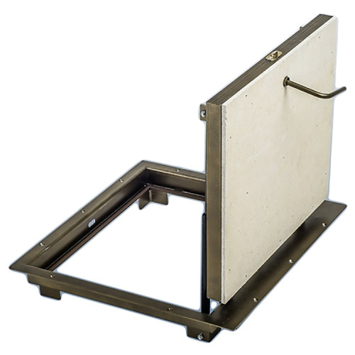 Люк напольный стальной Event ЛНС 900/900 (ш/дл) с газовыми амортизаторами