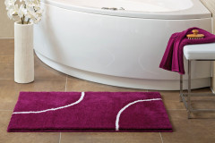 Batex Dacapo, односторонний квадратный коврик из 100% полиакрила, размер 60х60 см, цвет баклажан