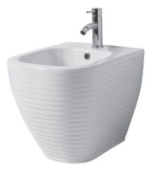 Disegno ceramica Loom, напольное биде, 52,5x37,3хh40,5 см, цвет черный матовый