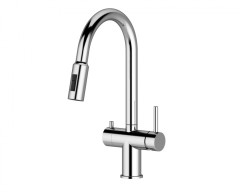 15060-L Смес. од. для кухни с ВЫД. лейкой и подк. ФИЛЬТ. (ХРОМ) ViEiR (10/1шт)