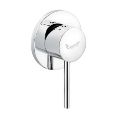 Emmevi Piper, однорычажный встраиваемый смеситель для душа D80мм, цвет черный матовый