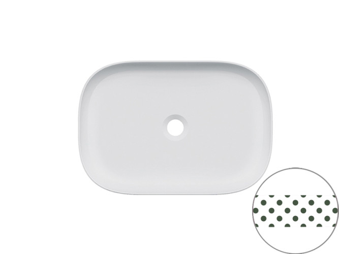 Раковина накладная Scarabeo GLAM 1804/FSV