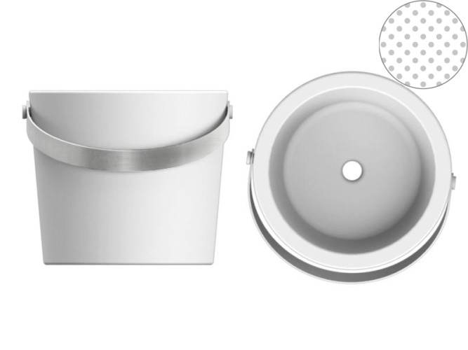 Раковина накладная Scarabeo BUCKET 8801CR/SENT