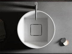 Раковина накладная RELAX DESIGN C-SQUARE LX01 opac