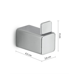 Gedy Spluga, крючок одинарный, цвет хром