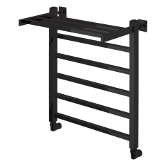 Полотенцесушитель водяной Comfysan Marte-K W-5 60/50 с полкой, черный