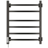 Полотенцесушитель Электрич.кабельный Ника STEP-2 60/40 RAL9005 черный матовый левый тэн