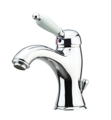 Fiore Imperiale, однорычажный смеситель для раковины c донным клапаном, высота излива 83мм, цвет хром