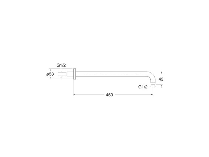 Держатель для душа CRISTINA SANDWICH PD41392
