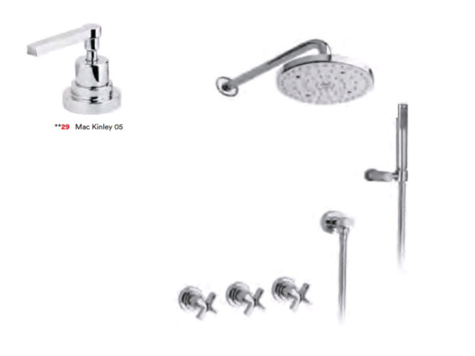 Душевой комплект NICOLAZZI MAC KINLEY 2233CR29