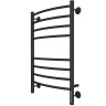 Полотенцесушитель с/т TERMINUS Электро Классик П8 500х850 (quick touch) RAL9005 черный матовый NEW