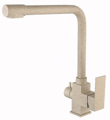 15025-M Смес. для кухни под фильт. выс. Г-обр. (НЕРЖ,ОХРА.) ViEiR (10/1шт)