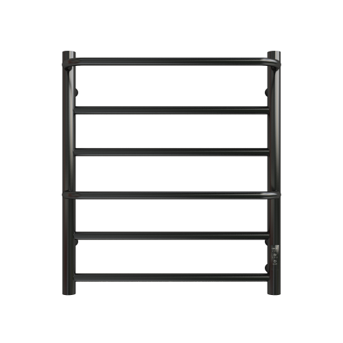 Полотенцесушитель Электрич. с/т GROIS Gamma GR-136 400x600 П6 Ral 9005 R черный матовый